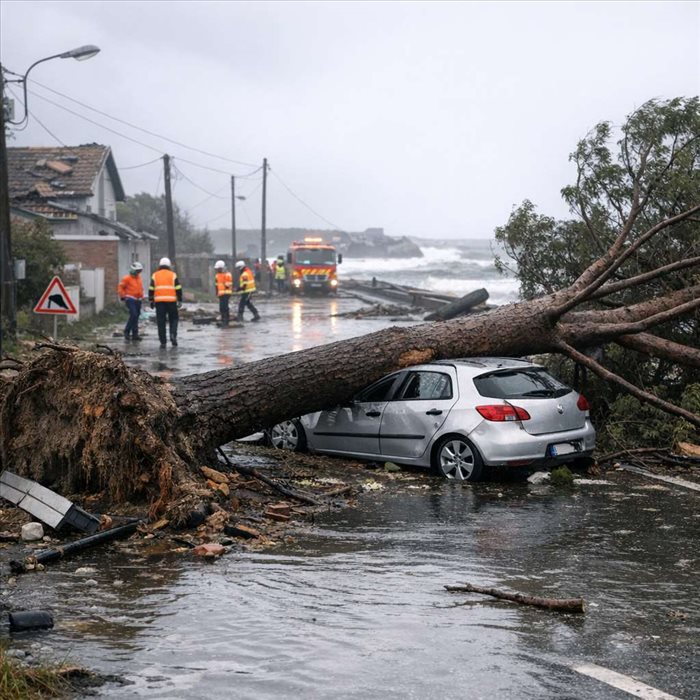 Tempête Olivier en France : retour sur ses effets et zones touchées