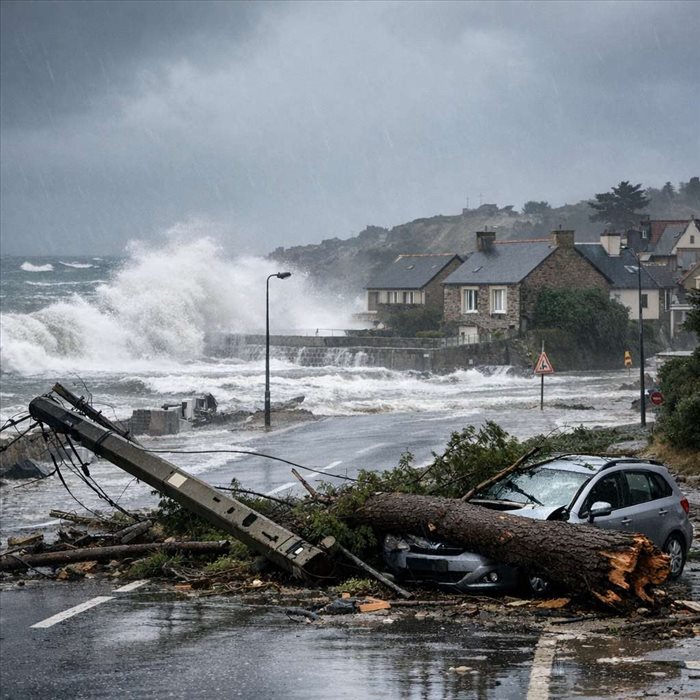 Tempête Jana en France : parcours, vents et conséquences