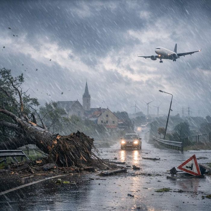 Tempête Floris : comment a-t-elle traversé l’Europe ?