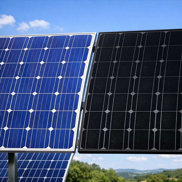 Pourquoi les cellules photovoltaïques sont-elles bleues ou noires ?