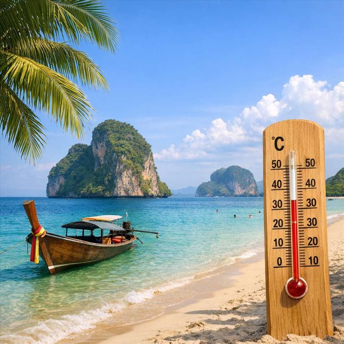 Températures en Thaïlande en mars : climat, chaleur et conseils