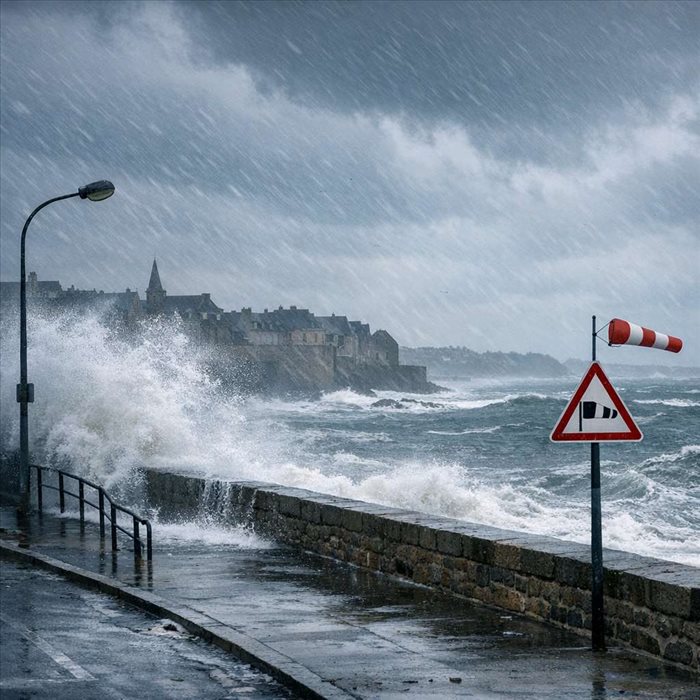 Tempête Amy en Europe : évolution, zones touchées et risques