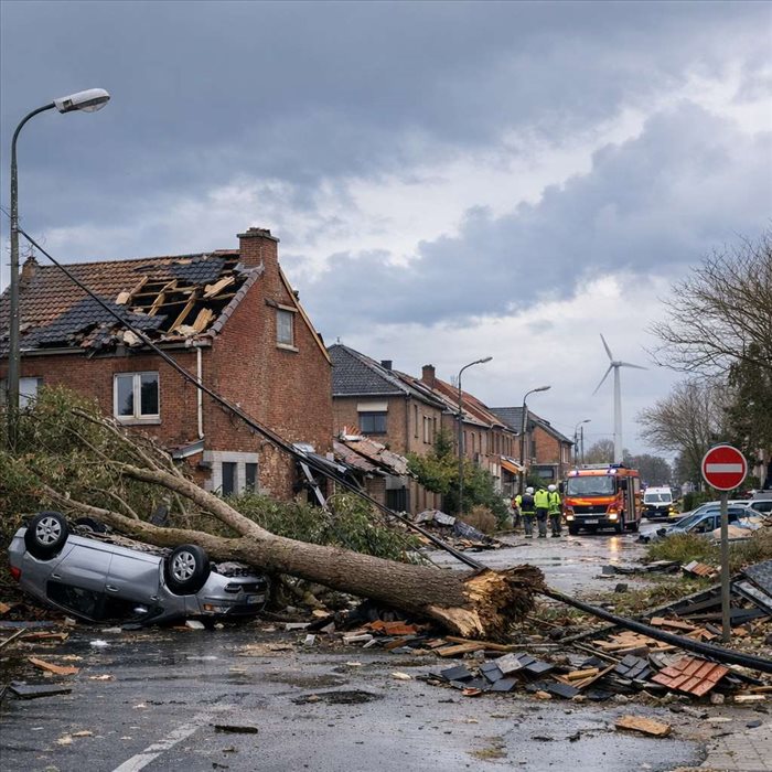 Tempête Eunice en Europe occidentale : bilan, vents et impacts