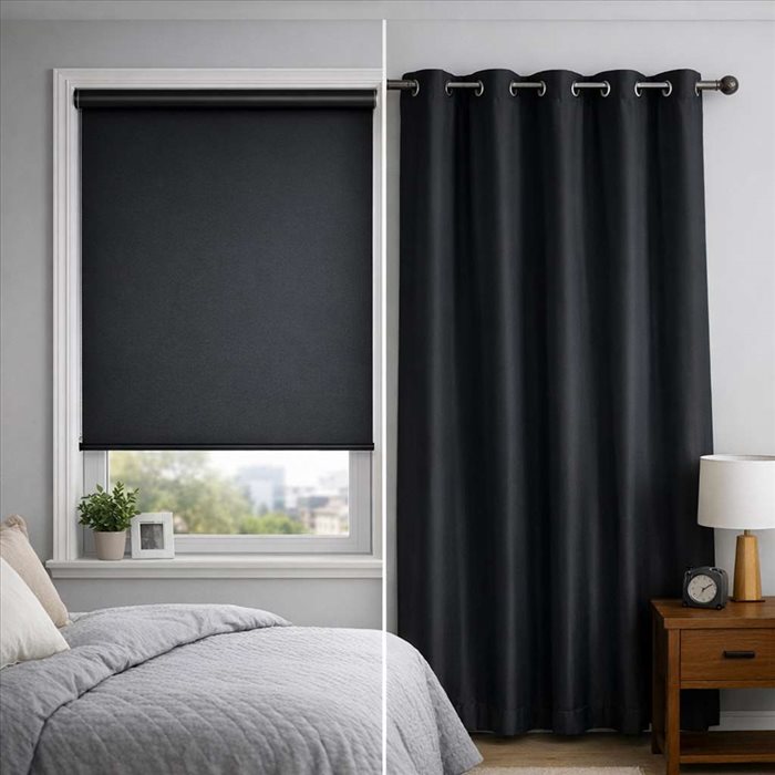 Blackout roller blind : rideau ou store, que choisir ?