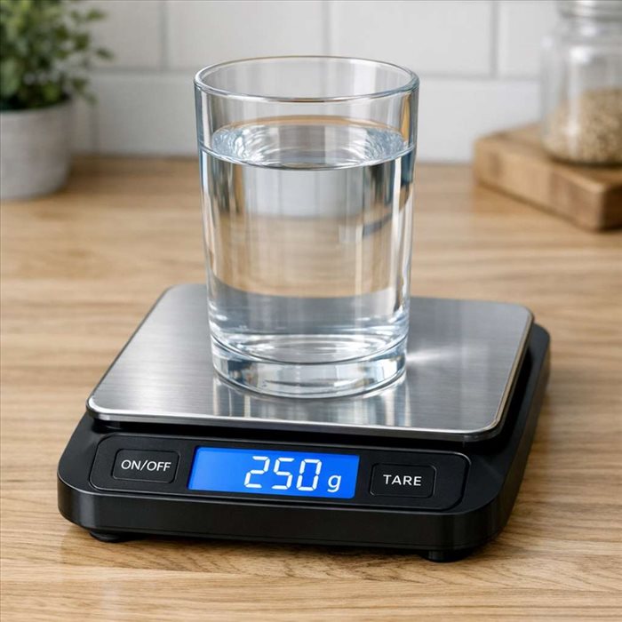 Calculer 100 ml d'eau en cl