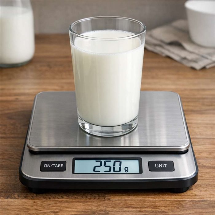 Conversion de 200 ml de Lait en Cl