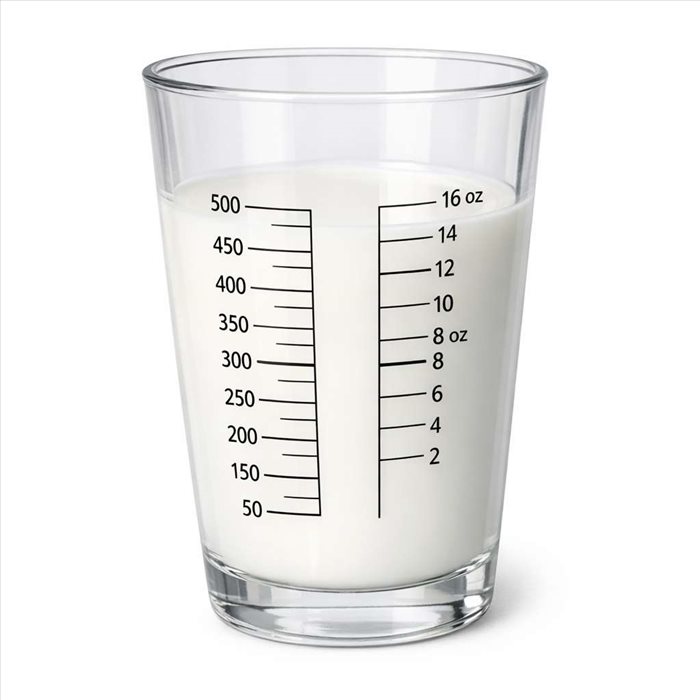 Conversion de 50 cl de Lait en Millilitres