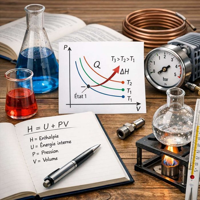Enthalpie : définition, principes et rôle en thermodynamique
