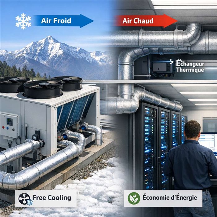 Free cooling en génie climatique : comprendre ses avantages et usages