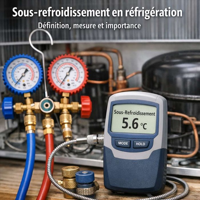 Sous-refroidissement en réfrigération : définition et mesure