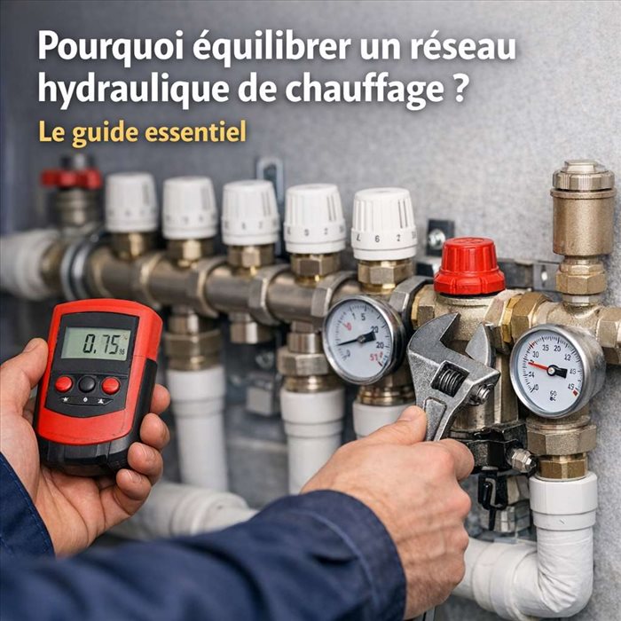 Pourquoi équilibrer un réseau hydraulique de chauffage ?