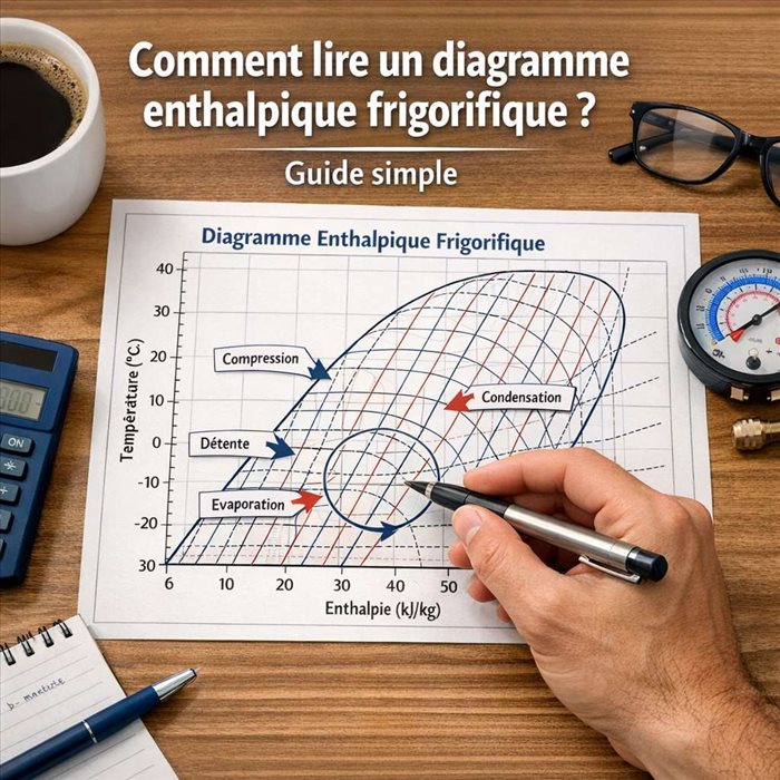 Comment lire un diagramme enthalpique frigorifique : guide complet