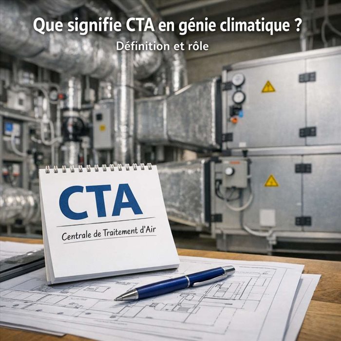 Que signifie CTA en génie climatique ? Guide complet