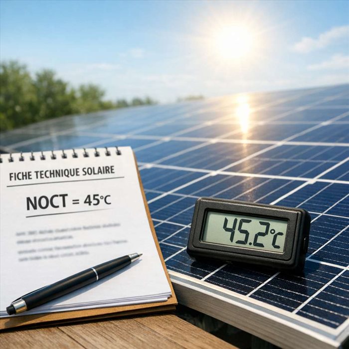 NOCT sur une fiche technique solaire : comprendre sa signification