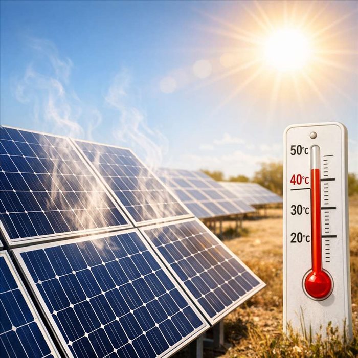 Panneaux solaires et chaleur : pourquoi le rendement baisse ?