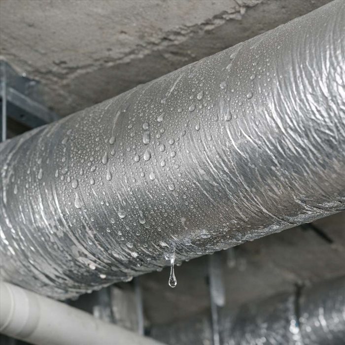 Condensation sur les gaines de climatisation : causes et solutions