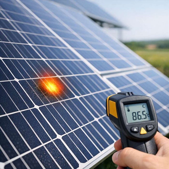 Comment reconnaître un hotspot sur un panneau photovoltaïque ? Guide complet