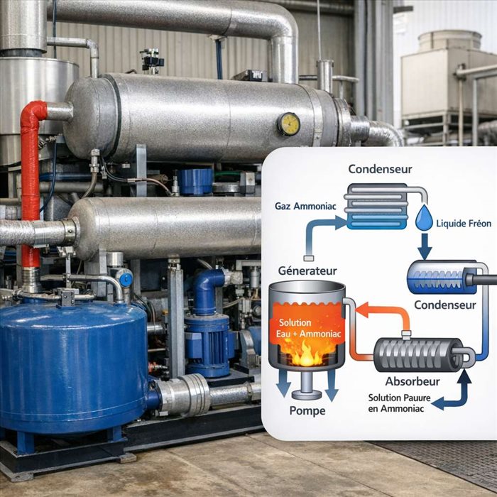 Cycle frigorifique à absorption : comprendre son fonctionnement