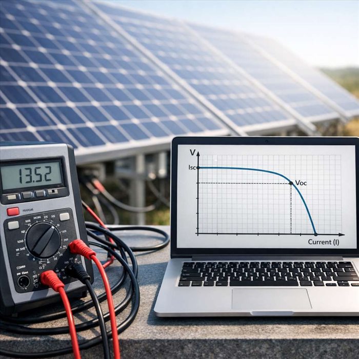 Comment lire la courbe I-V d’un panneau solaire ? Guide SEO